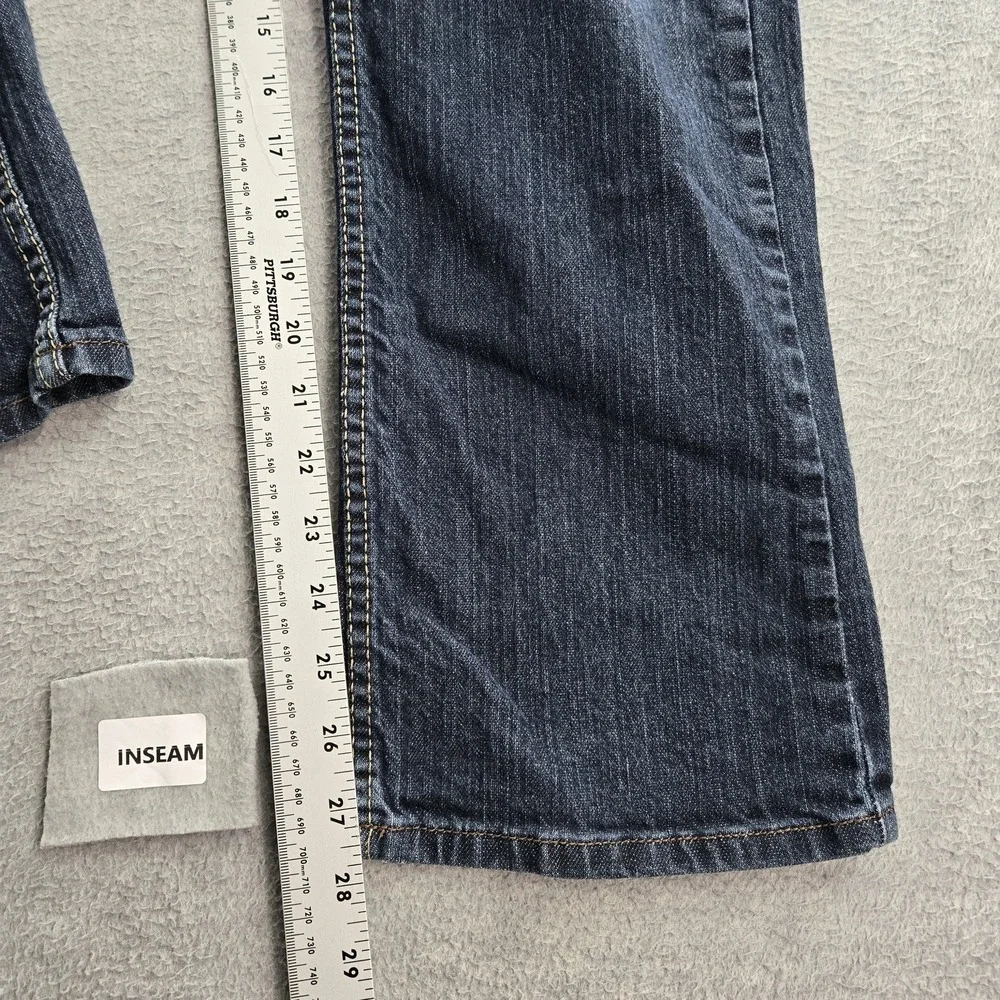 Cody James Men Jeans 30WX30L Blue Denim Logo Embroidery‎ Embroidered 28